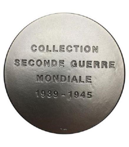 Médaille Jean moulin bronze argenté