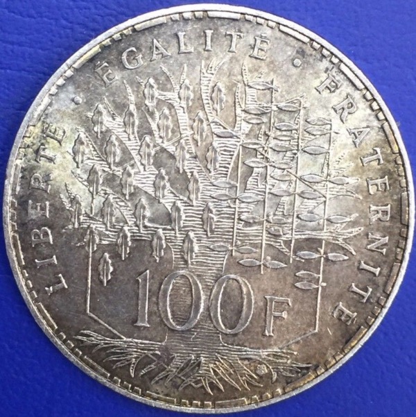 Pièce de monnaie Française de 100 francs Panthéon 1983