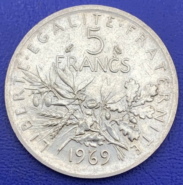 5 francs Semeuse 1969