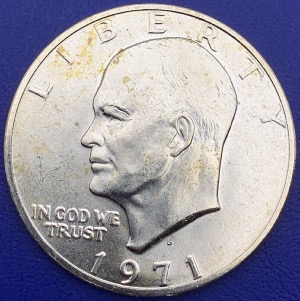1 Dollar Eisenhower 1971, Argent, Etats-Unis