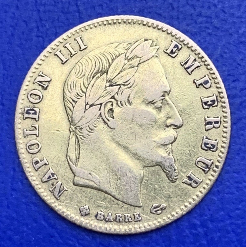 5 Francs or Napoléon III 1866 BB