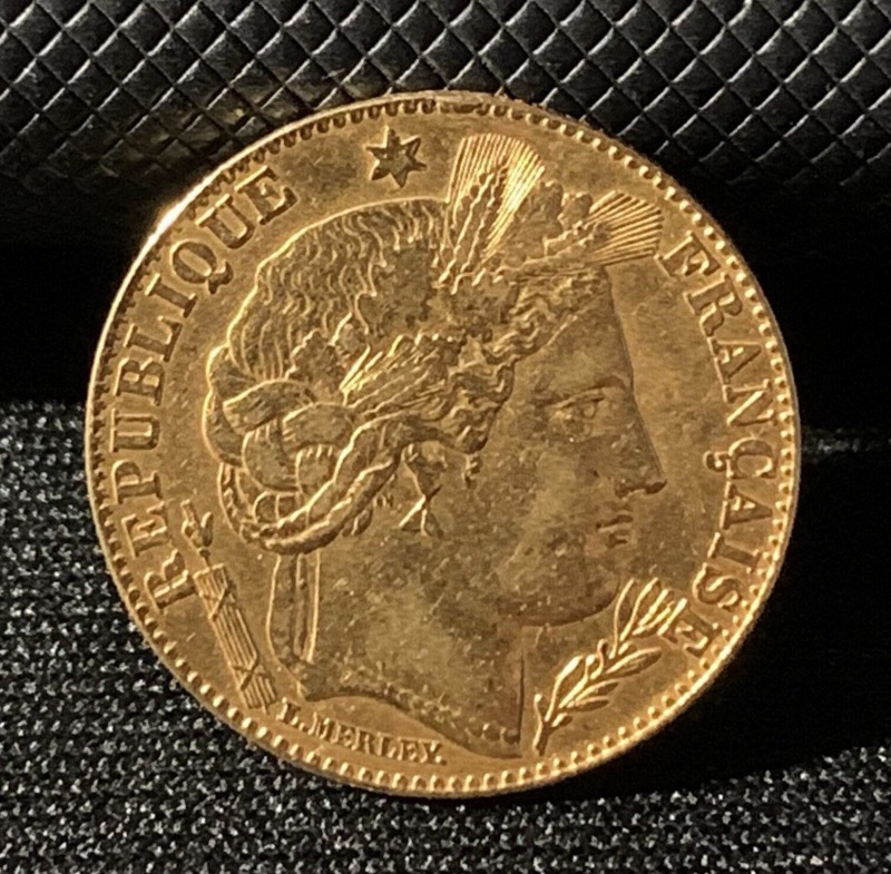 10 Francs or Cérès 1896 A