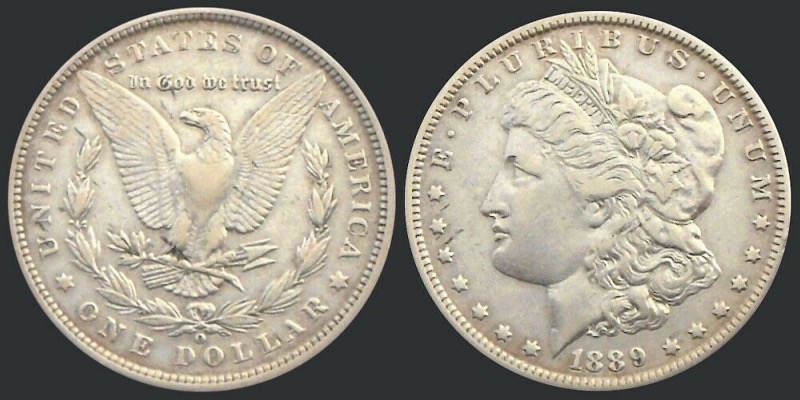 Etats-Unis, One Dollar Morgan, 1889, Nouvelle Orléans argent