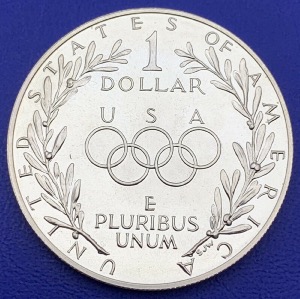 1 dollar Olympiades 1988, Argent, Etats-Unis