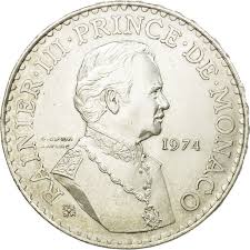 Monnaie argent Monaco