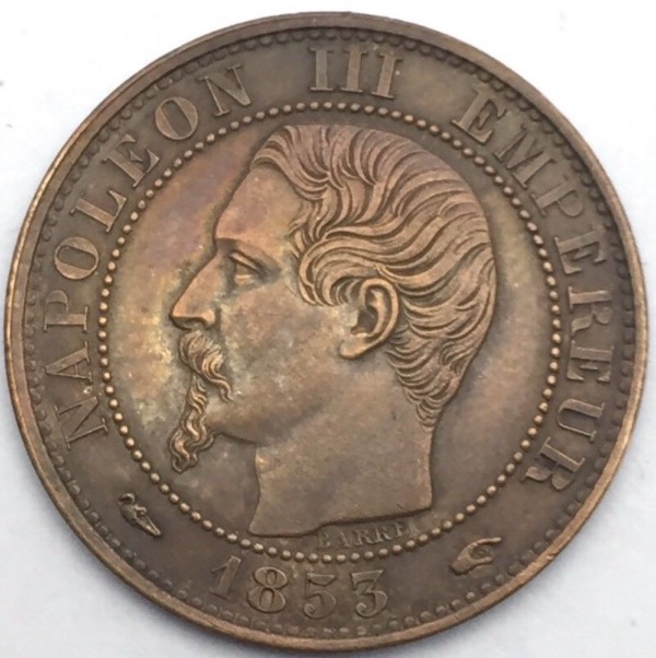 Napoleon III 5 centimes 1853 A 