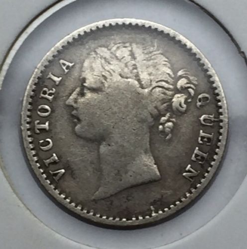 India Queen Victoria 1/4 Rupee 1840