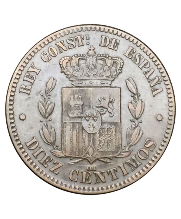 Espagne 10 Centimes 1879 Alphonse XII