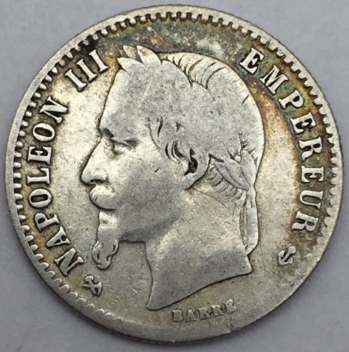 Napoléon III 50 centimes 1864 K