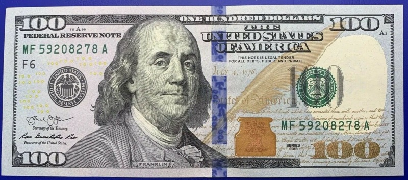 Etats-Unis, USA, Atlanta, Billet 100 dollars 2013