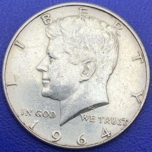 Half Dollar 1964 Kennedy, Argent, Etats-Unis 