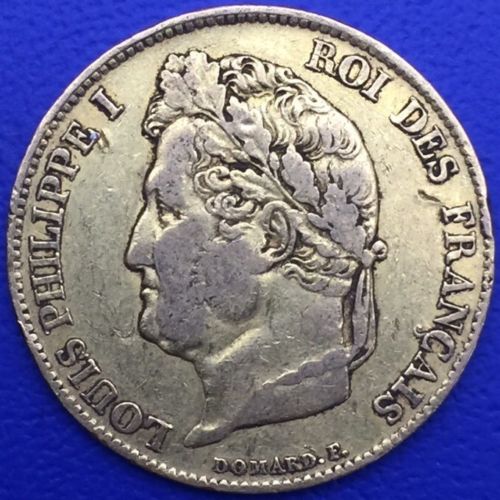 Monnaie Or, 20 Francs Or, Louis Philippe I 1833 B, Rouen