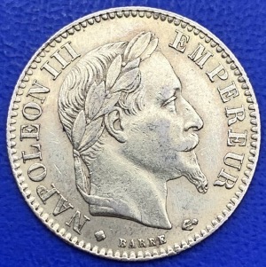 10 Francs or Napoléon III Tête Laurée 1863 BB