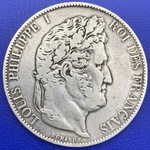 5 francs Louis Philippe 1848 A argent