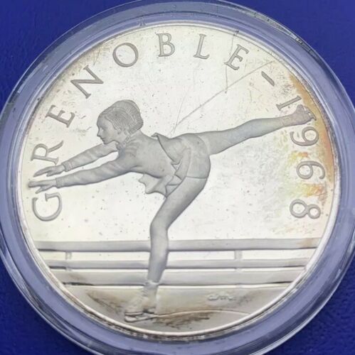 Médaille argent, Histoire des Jeux Olympiques, Grenoble 1968, Peggy Fleming