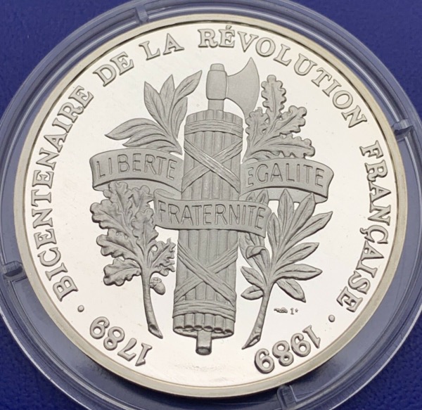 Médaille Argent Bicentenaire de la Révolution - Marie-Antoinette