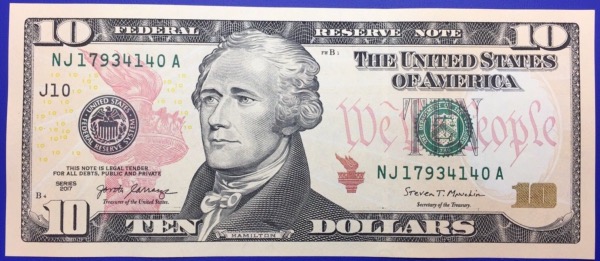 Etats-Unis Billet 10 dollars 2017 Kansas City