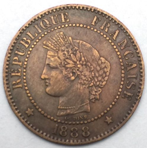 Ceres 2 centimes 1888 A