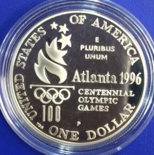 États-Unis 1 dollar Atlanta 1996 P argent 