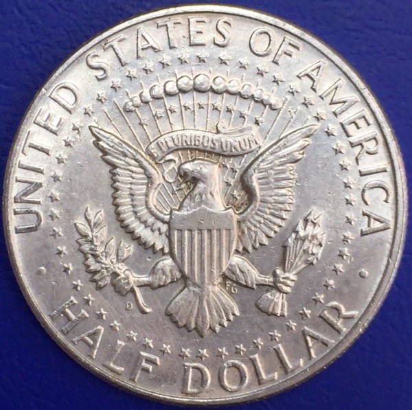 Half dollar 1964 Kennedy États-Unis Denver