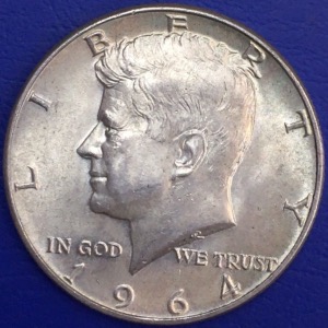 1/2 Dollar "Kennedy Half dollar" 1964D États-Unis