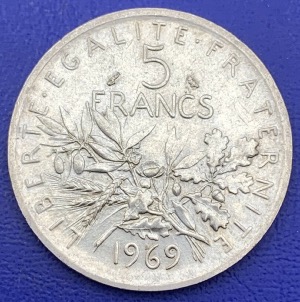 5 francs Semeuse 1969