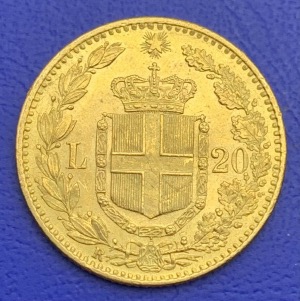 20 Lire or 1881 R Italie