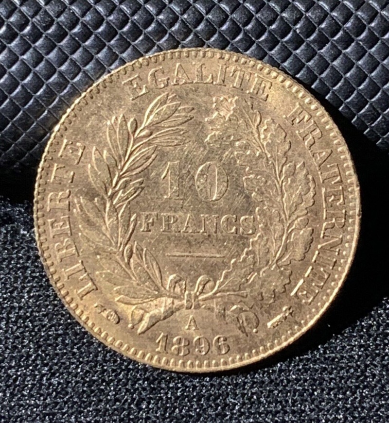 10 Francs or Cérès 1896 A