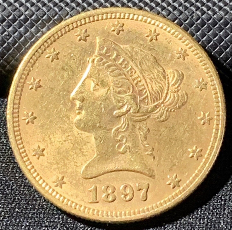 10 dollars or Liberty 1897, Etats-unis