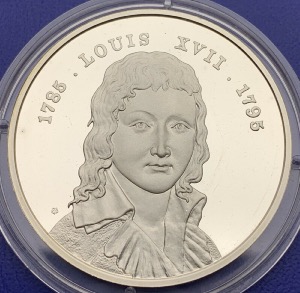 Médaille Argent Bicentenaire de la Révolution - Louis XVII