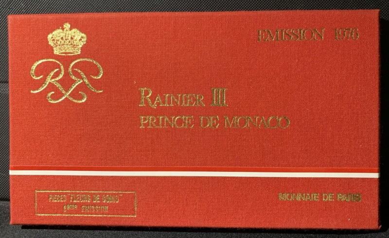 Monaco Coffret BU 1976 Rainier 3 FDC
