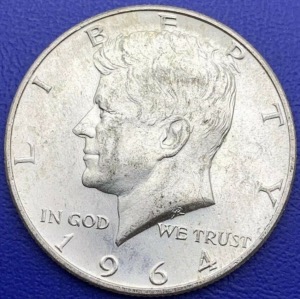 1/2 Dollar - "Kennedy Half dollar" - 1964 D - États-Unis