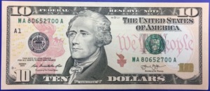 10 dollars Etats-Unis billet neuf collection 2013 D CLEVELAND