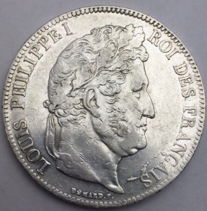Louis Philippe I 5 francs 1837 B