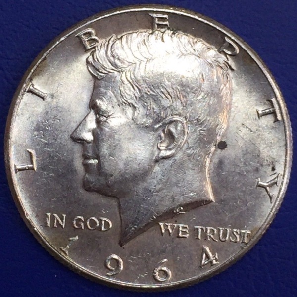 Monnaie half dollar JF Kennedy 1964, États-Unis