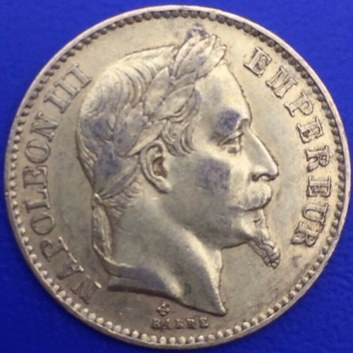 Monnaie Or, 20 Francs Or, Napoléon III Tête Laurée, 1866 BB, Strasbourg