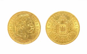 20 Francs Or Napoléon III Tête Laurée 1869 A