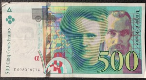 500 Francs Pierre et Marie Curie 1994