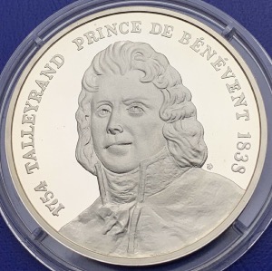 Médaille Argent Bicentenaire de la Révolution - Talleyrand Prince de Bénèvent