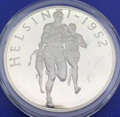 Médaille argent, Histoire des Jeux Olympiques, Helsinki 1952, Emil Zatopek