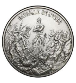 Médaille Bataille de l'hyzer bronze argenté