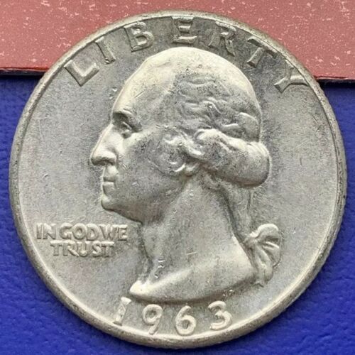 Etats-Unis Quarter Dollar Washington 1963