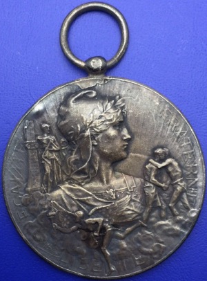 Médaille argent, Ville de Bethune, 1894