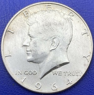 Half Dollar 1964 D Kennedy, Argent, Etats-Unis 