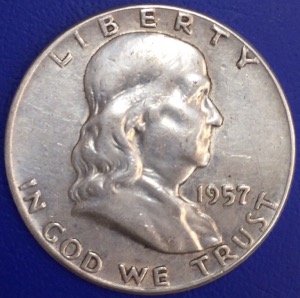 Half dollar Franklin 1957 États-Unis