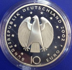 Allemagne 10 euros BE 2002 Introduction de l'Euro