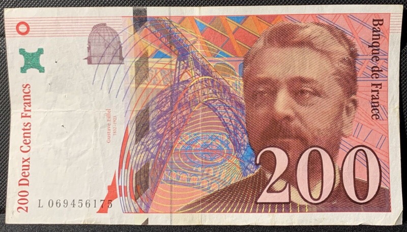 200 Francs Gustave Eiffel 1997