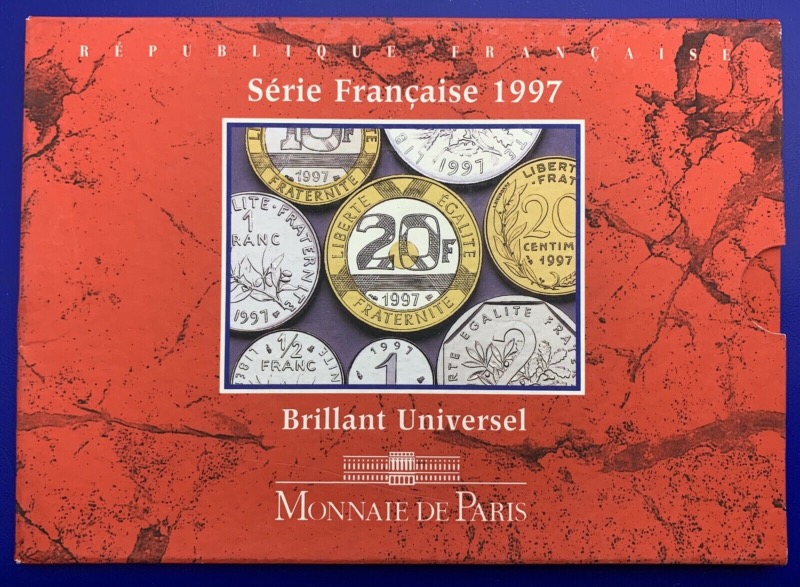 Coffret BU Série Franc 1997