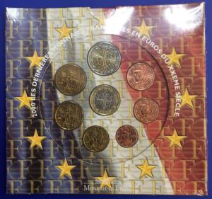 France coffret BU 8 monnaies Euro 2000