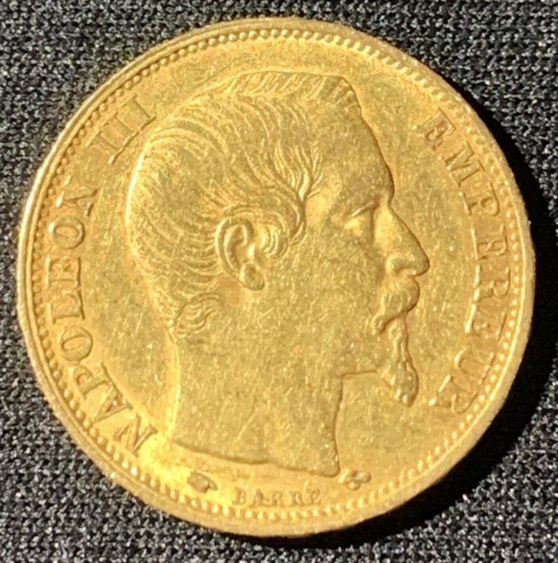 20 Francs Or Napoléon III 1859 A